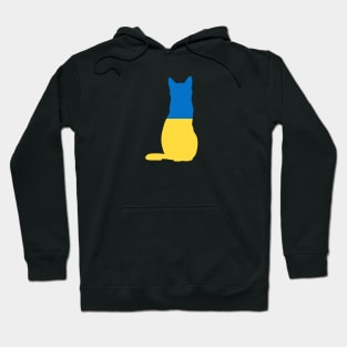 Ukraine Cat Flag Hoodie